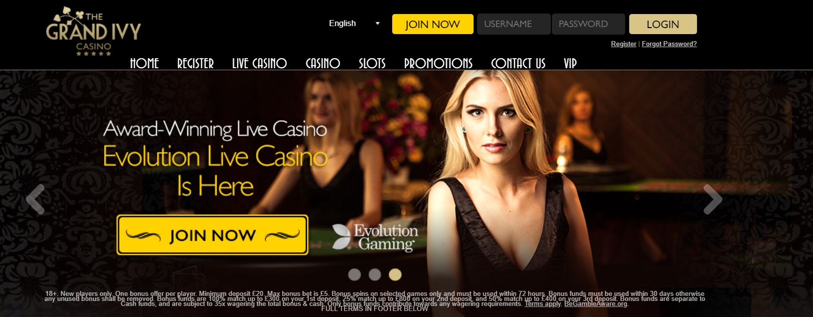 the grand ivy casinogames and slots